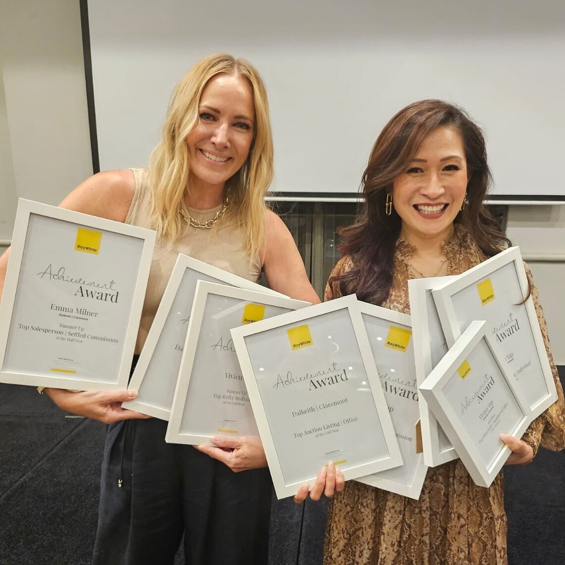 Ray White Half Yearly Awards Night 🌟 It&rsquo;s so nice to have the hard work recognised, and totally surprised to receive Runner Up Top Salesperson in WA. 

Awards aside, everyday I strive to get the very best results for my clients and the pressur