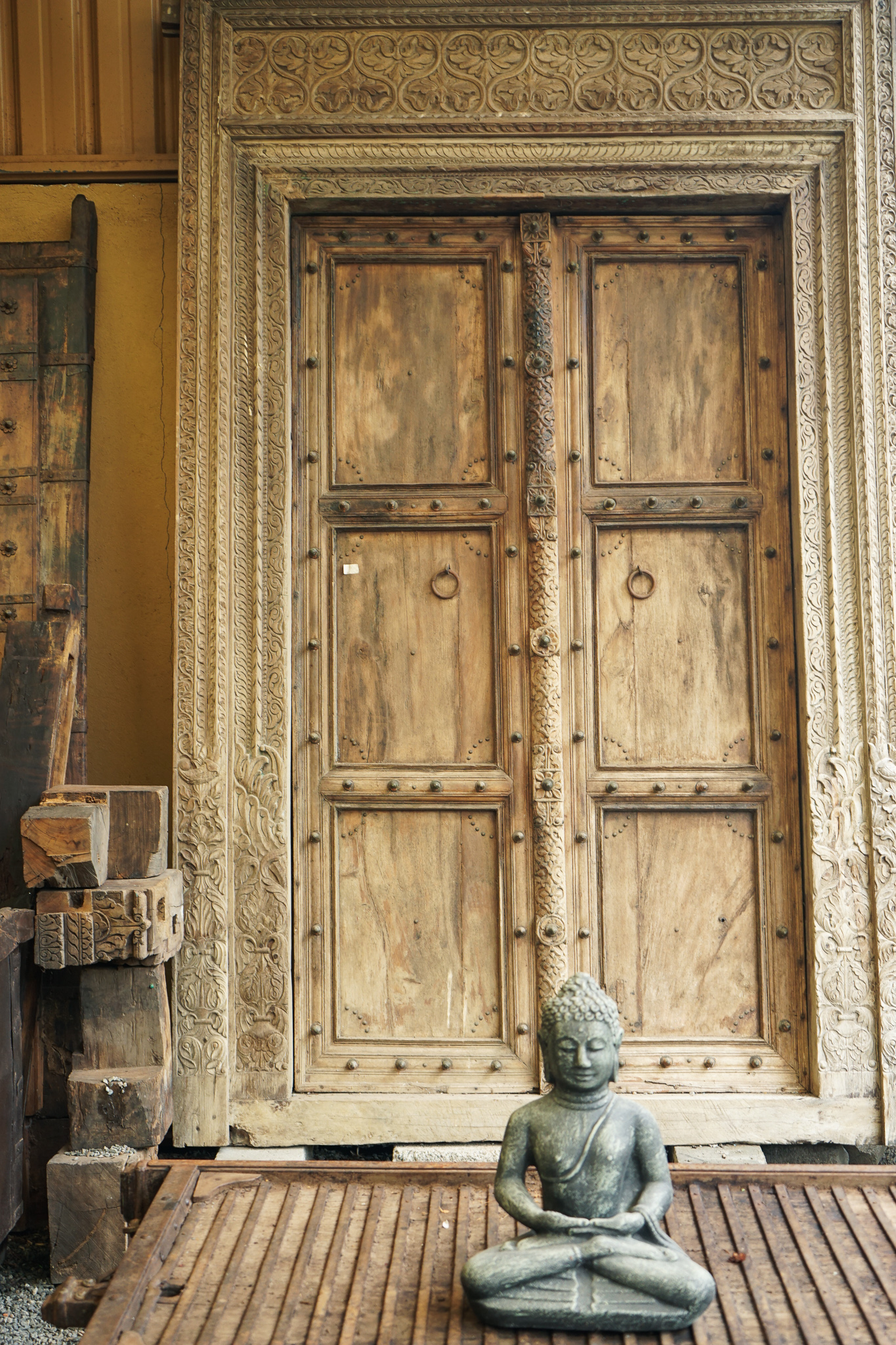Indian carved doors