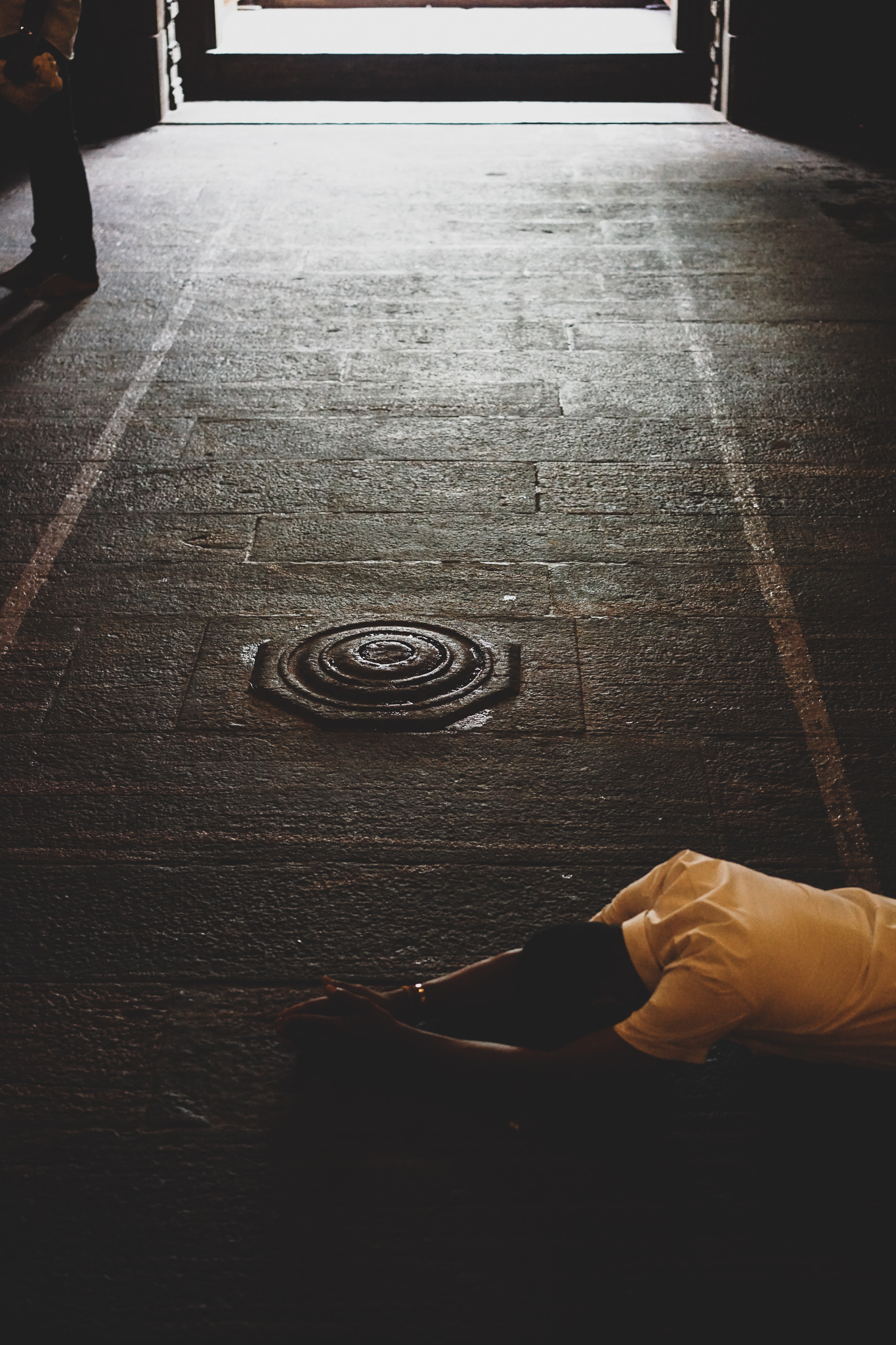 Worshipper at the kovil