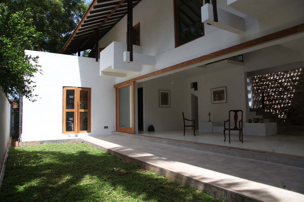 The Jaffna house - inward-facing private courtyard