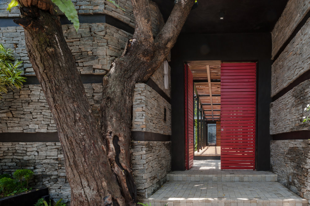 House No. 8 - the entry door