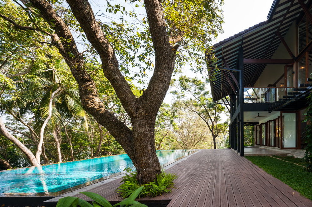 Bolgoda house - verandah overlooking lake