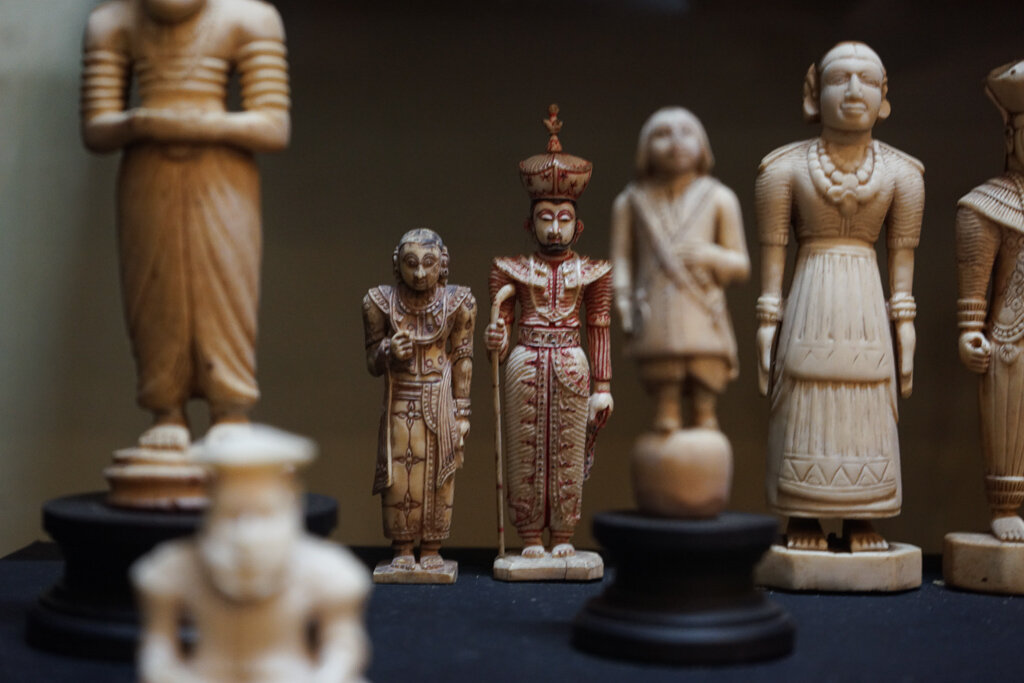 Colombo Museum ivory artefacts