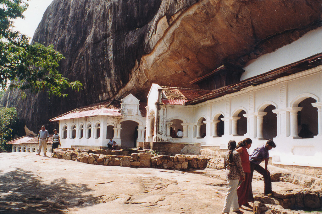 The cave temple at Dambulla, Sri Lanka