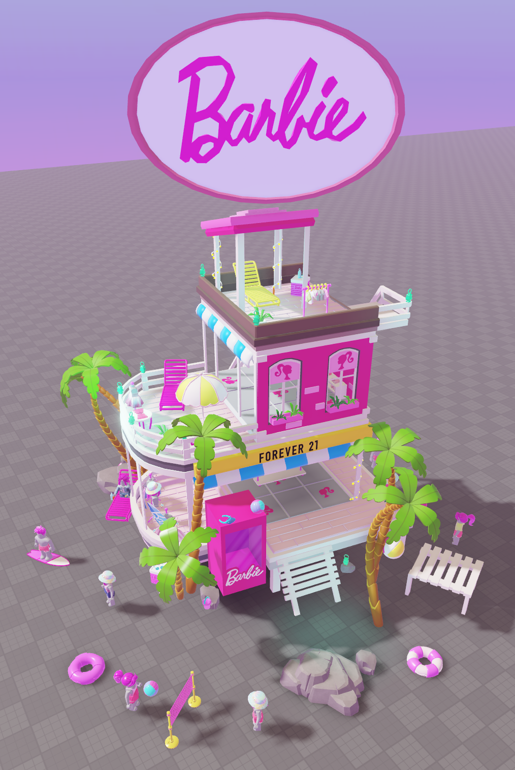 Barbie x Forever 21 UGC shop & Assets