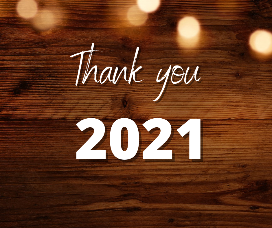 Thank you 2021!