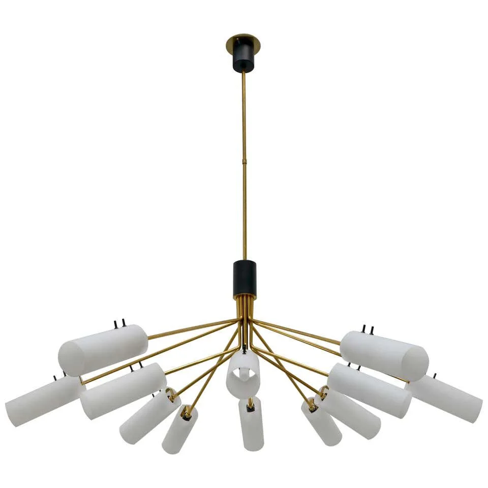 Large Stilnovo Chandelier