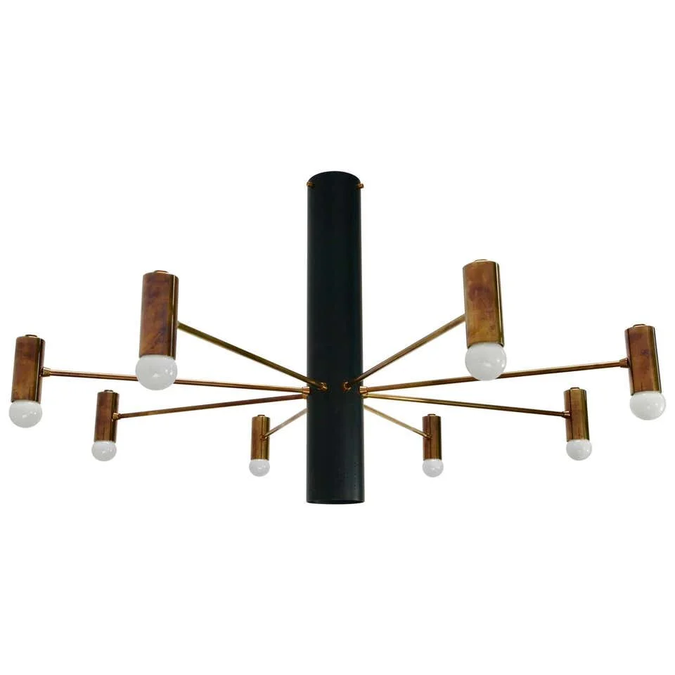 MoLUno Chandelier BB or BLK