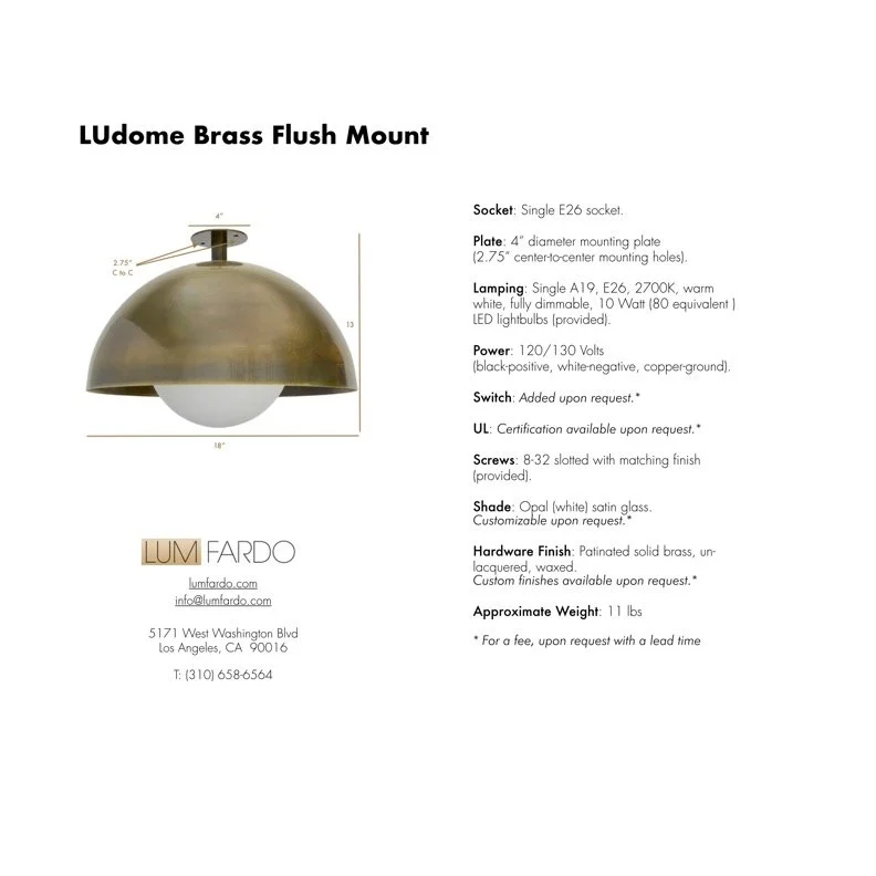 LUdome Brass Flush Mount Nuova.jpg
