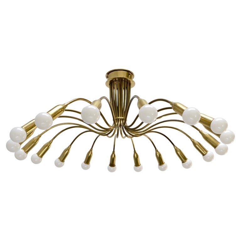 European 18 Light Flush Mount Fixture