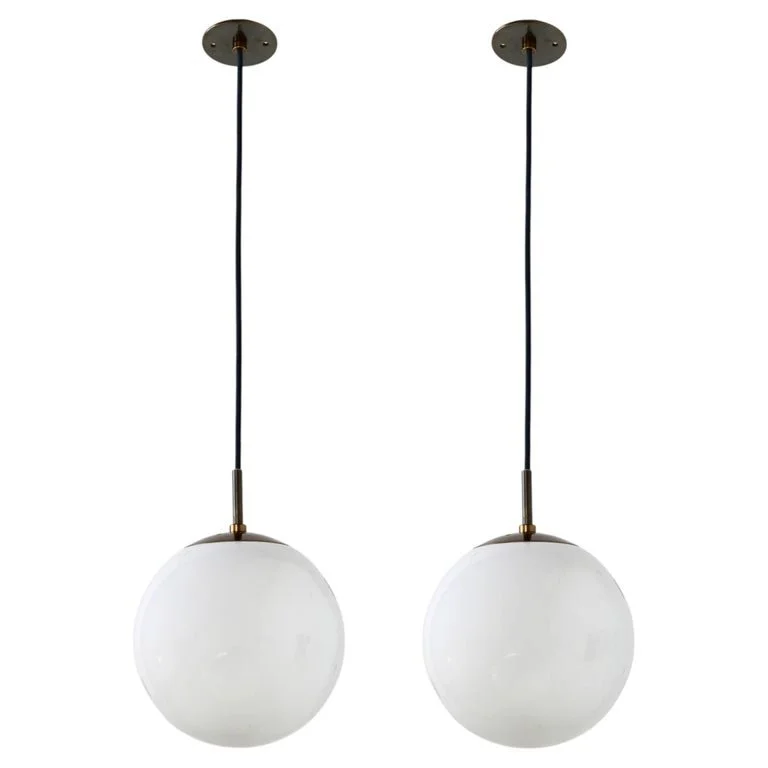 Pair of 21st Century American Pendants
