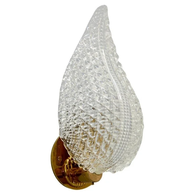 Single Barovier & Toso Petal Sconce