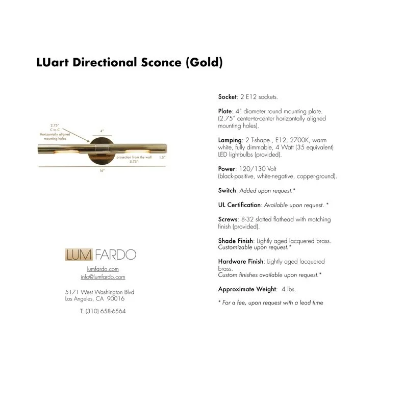 LUart Directional Sconce (Gold) Nuova.jpg