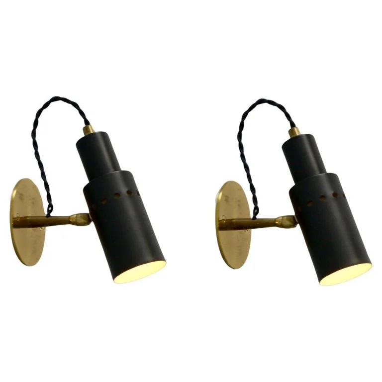 Pair of 50s Reading Lights Sconces