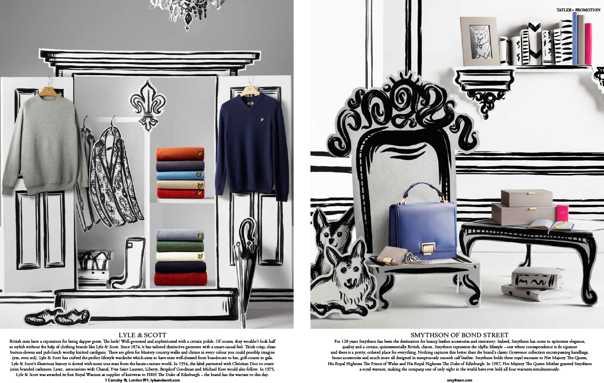 Seal of approval - Lyle & Scott, Smythson of Bond Street -  Samantha Brownstein Design Ltd