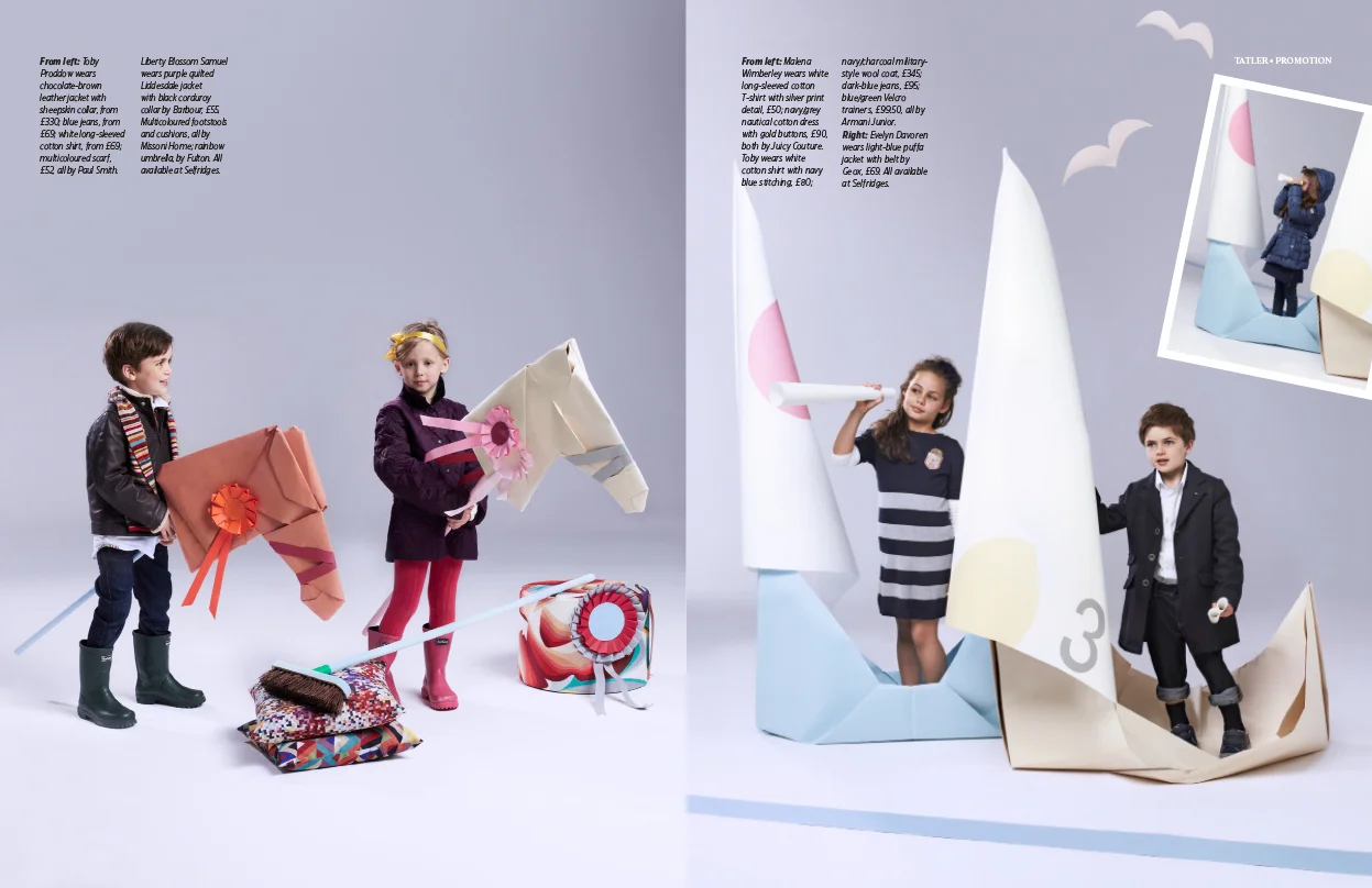 Selfridges kids fashion -  Samantha Brownstein Design Ltd