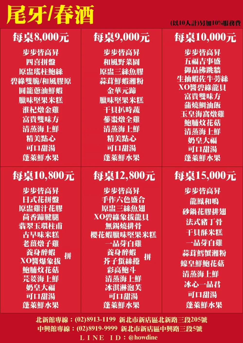 19豪鼎飯店尾牙春酒專案 豪鼎飯店婚宴會館