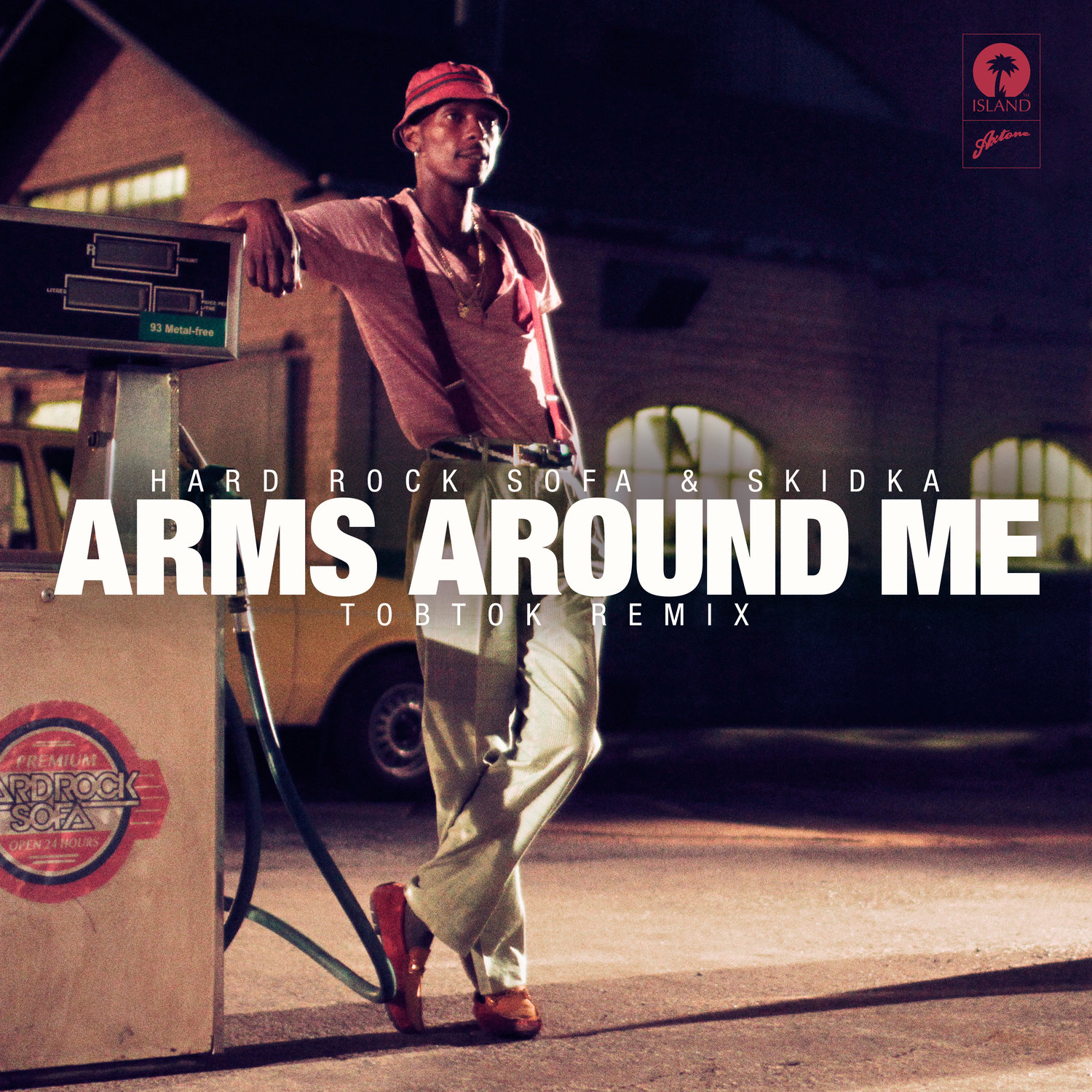 Arms around me. Hard Rock Sofa.