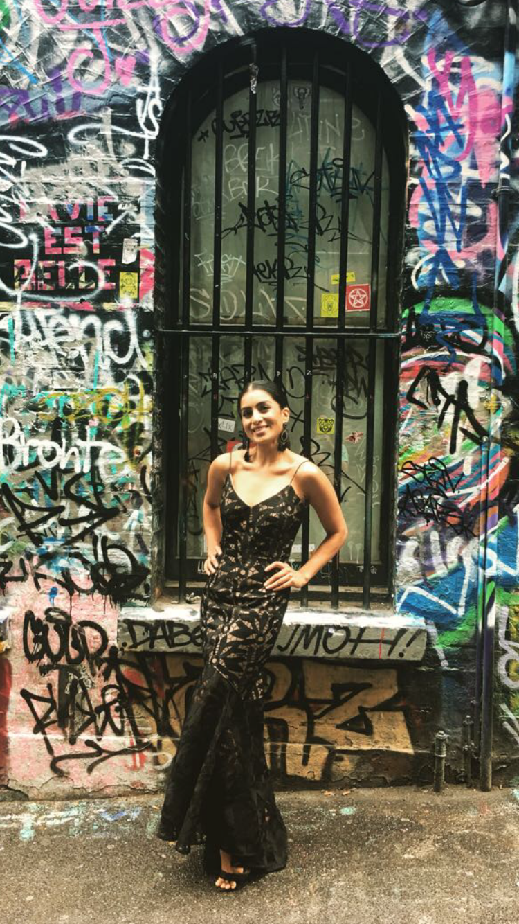 #PallaviSharda with some #streetart in Melbourne&nbsp;