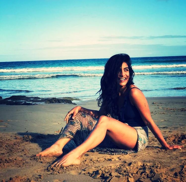 #PallaviSharda on the beach were she feels creative