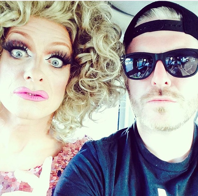 #PhillyMcMahon with #Panti, who he describes as 'His work of art'. 