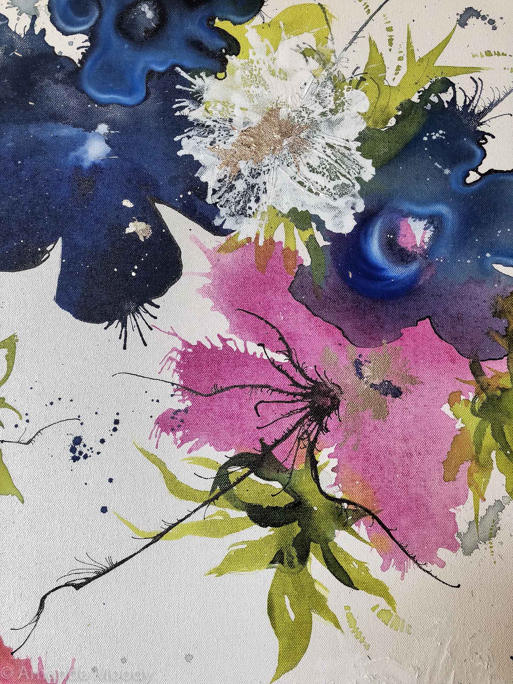 detail of stoned immaculate mixed media abstract art by north carolina artist amanda moody