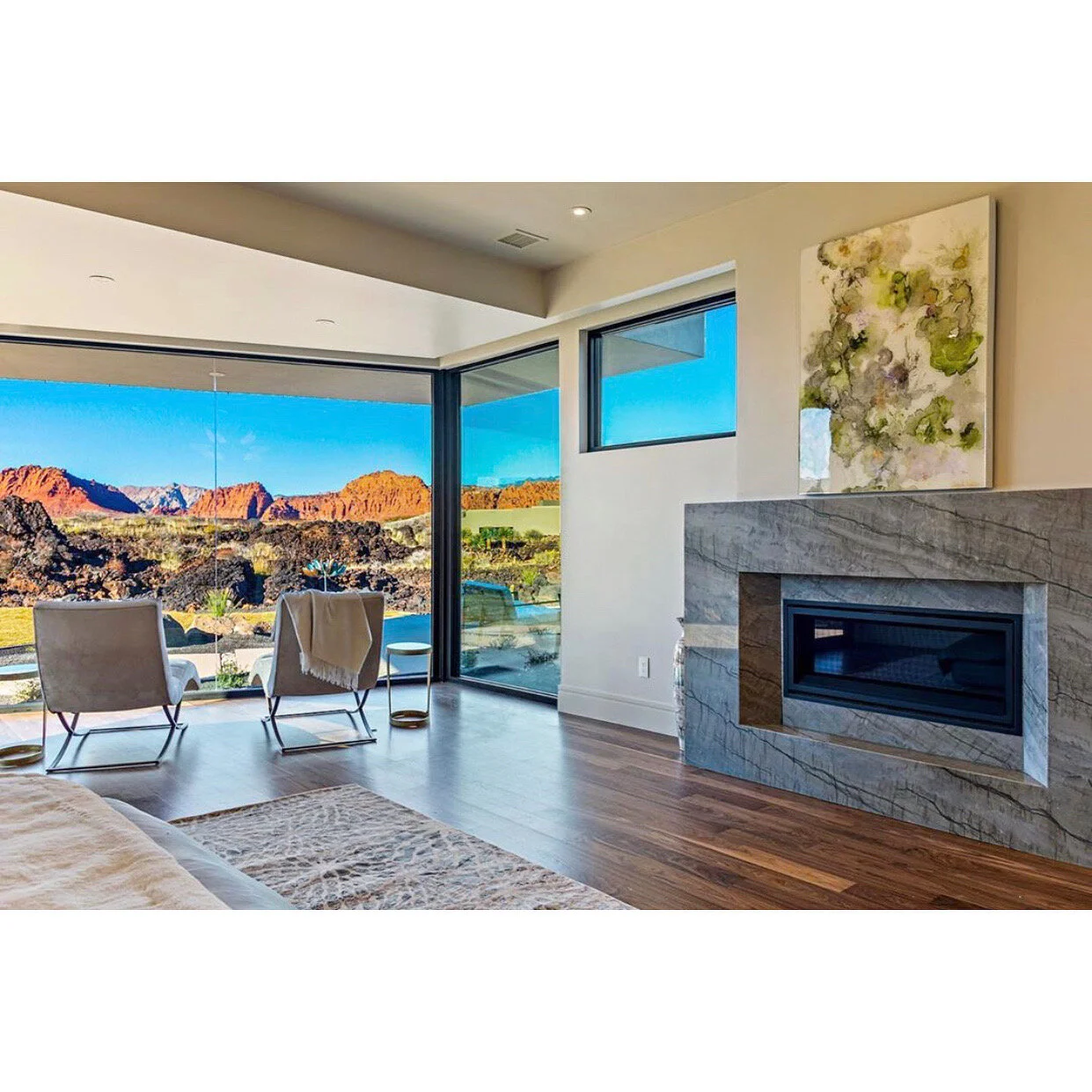  Remedy mixed media resin art by artist Amanda Moody, installed in C. Blake homes The Marc St. George Utah 