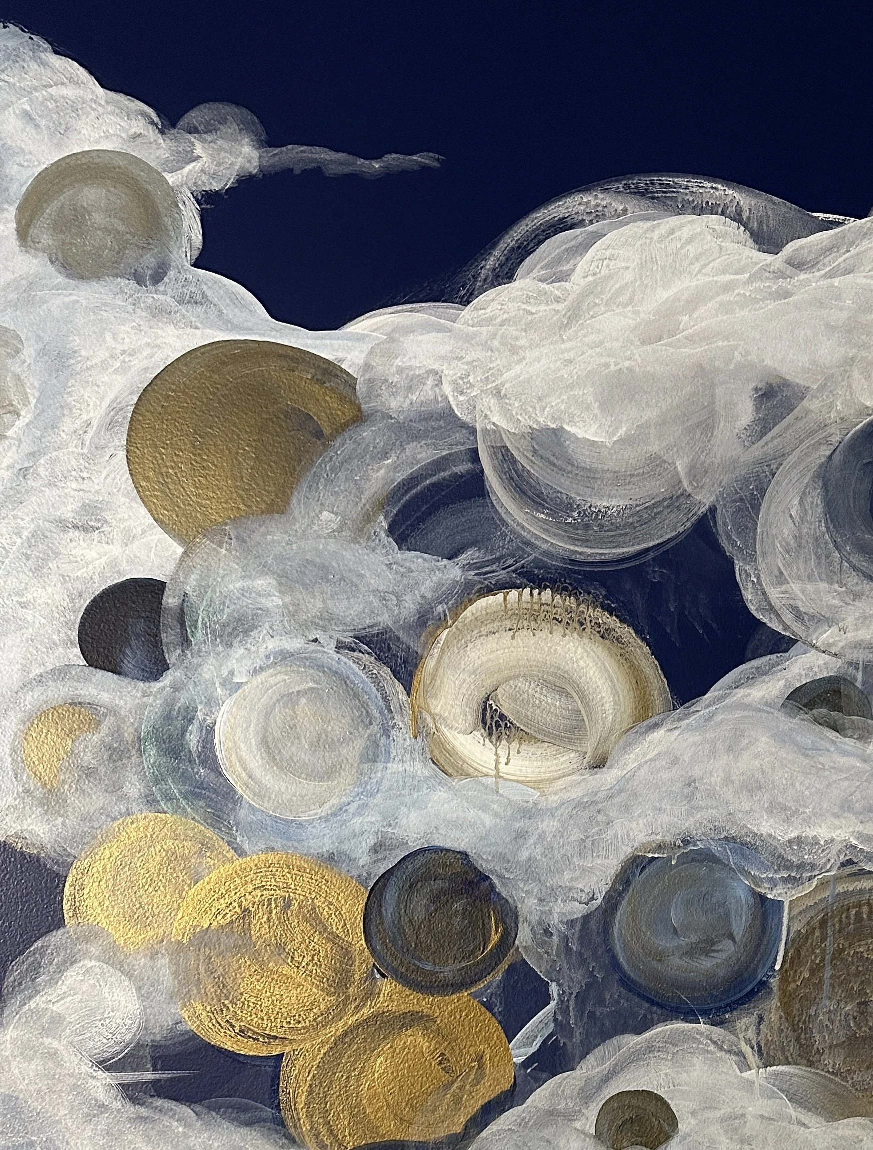 amanda moody american express centurion lounge hand painted wall mural detail Charlotte Douglas International Airport, NC