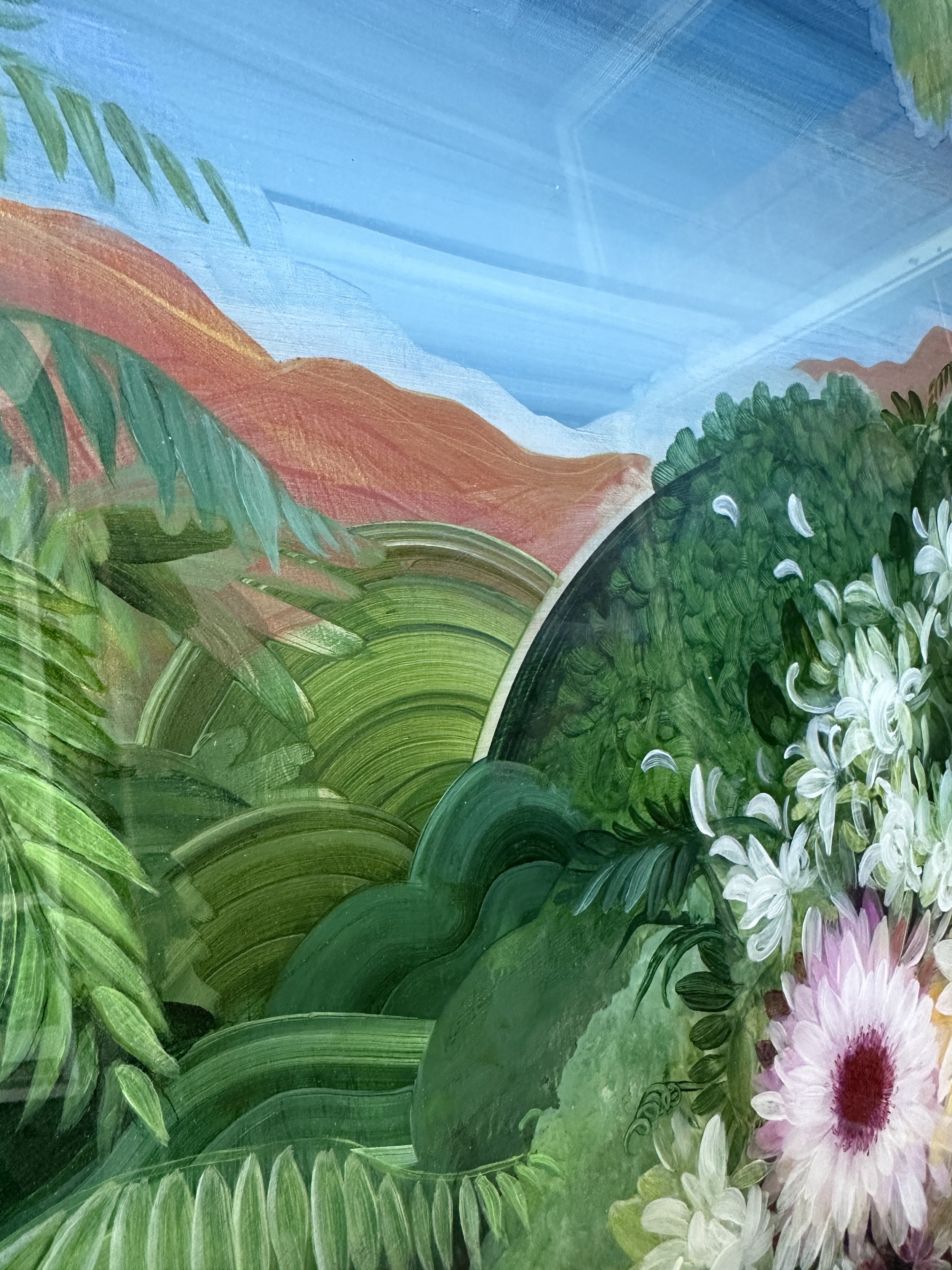 second nature mixed media resin art by north carolina artist amanda moody