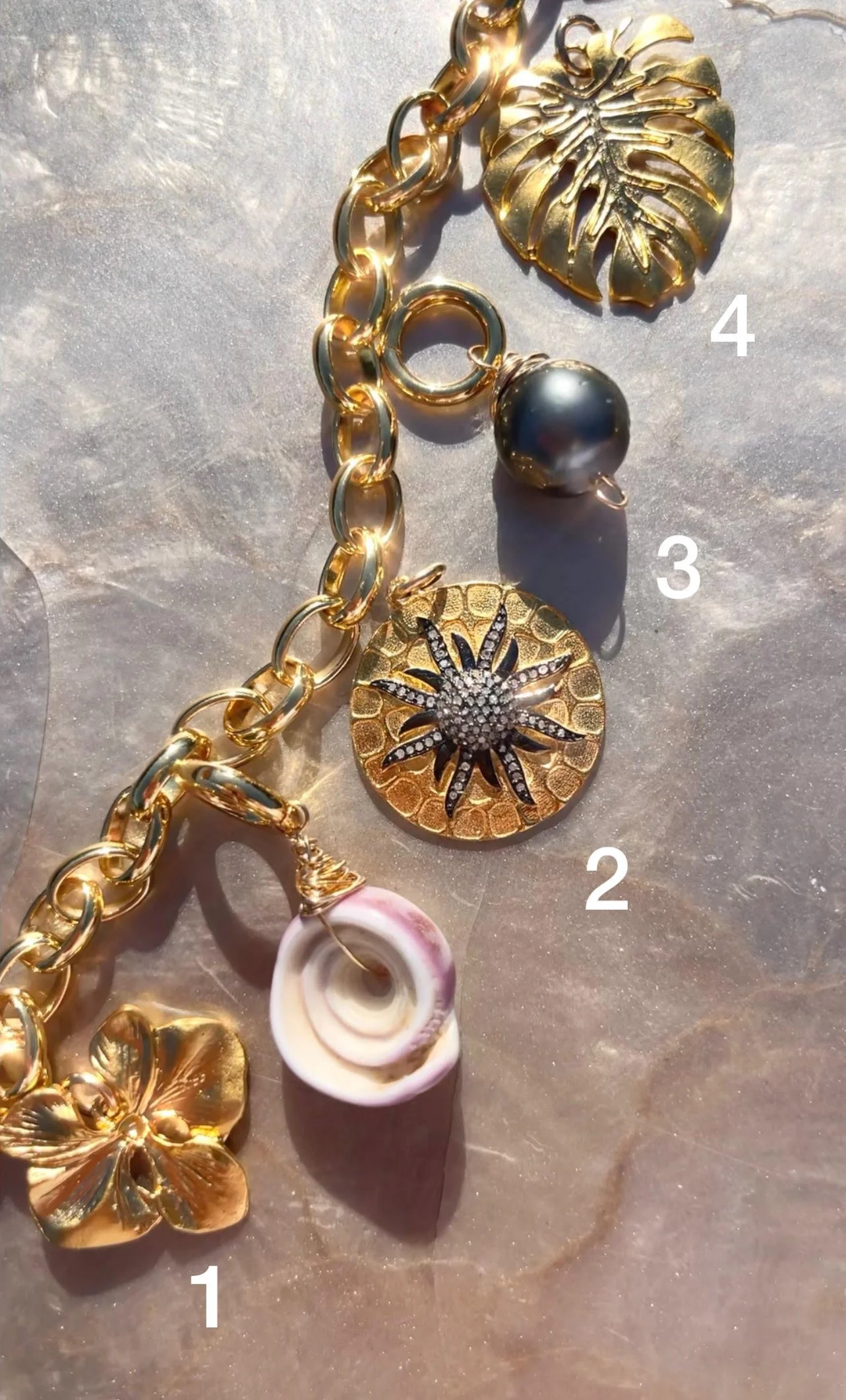 Design your own charm necklace — Sophia C