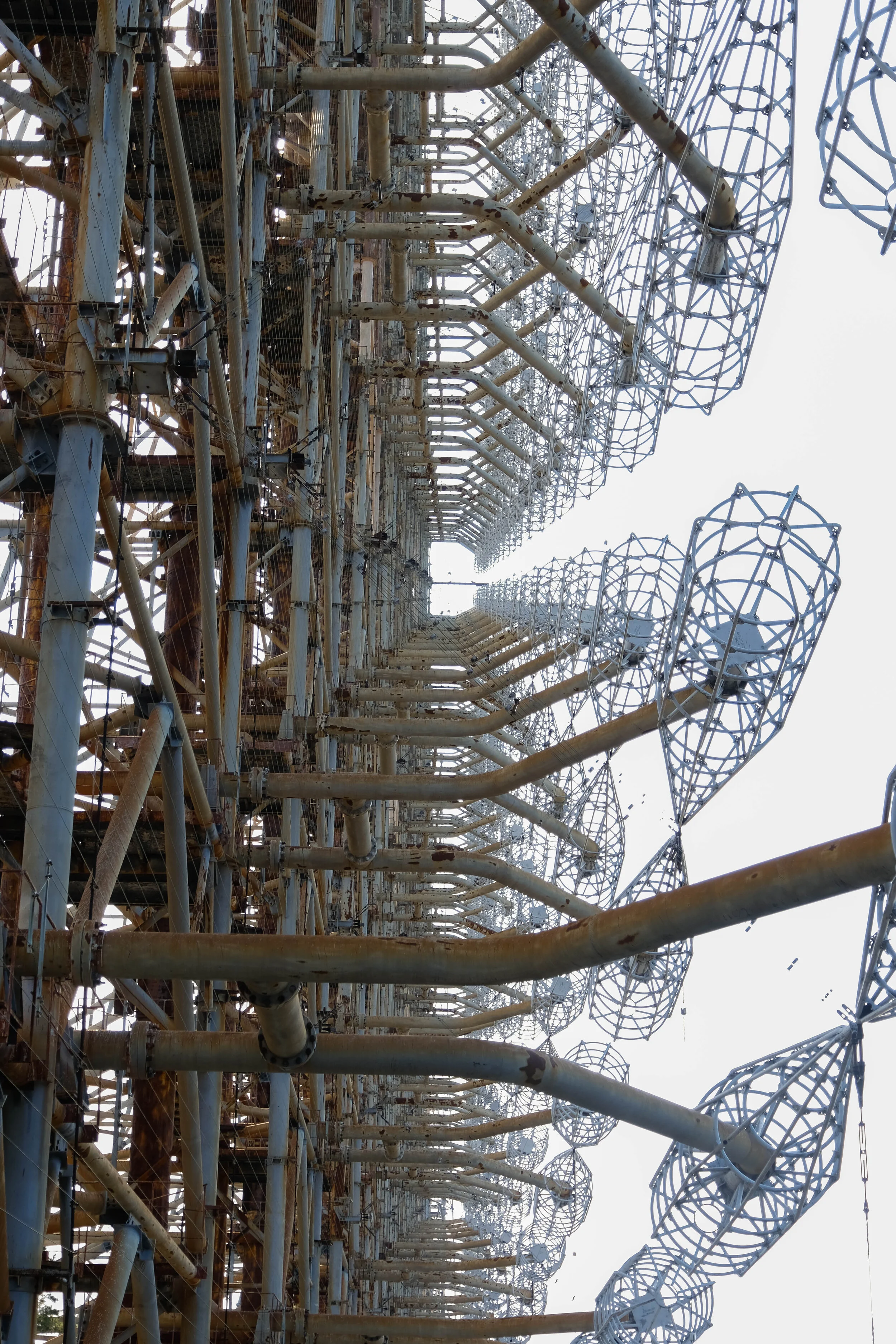 Dugar Radar tower used for soviet missile defence standing at 150 meters tall.