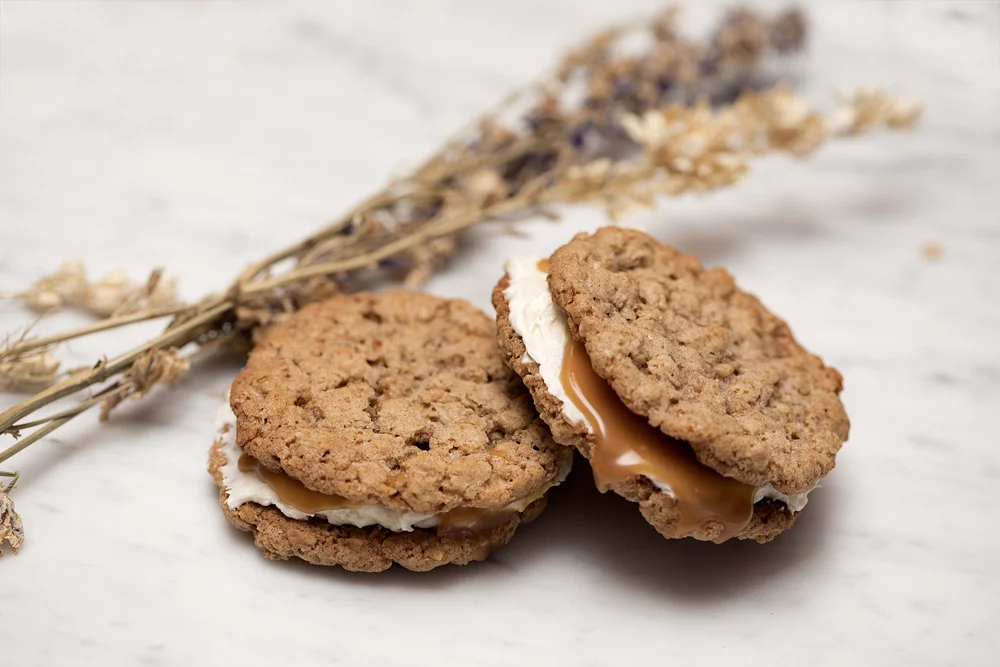 Salted Caramel Oatmeal Cookie Whoopie Pies The Great Informal Baker