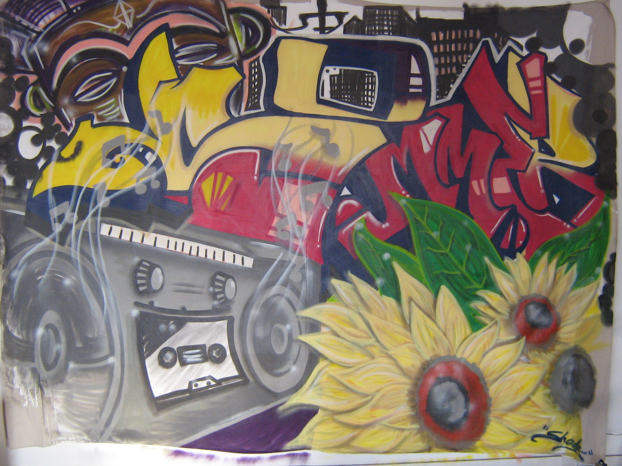 Sommer 10%22x8%22 spray on canvas .JPG