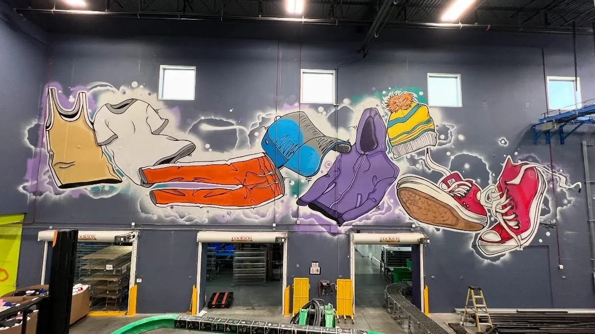 &bull;LaundryDay&bull; 
#Shadesdet #AerosolArt #Graffiti #Detroit #DetroitGraffiti #SSIP #WhiteLabel #Digisoft #Mural