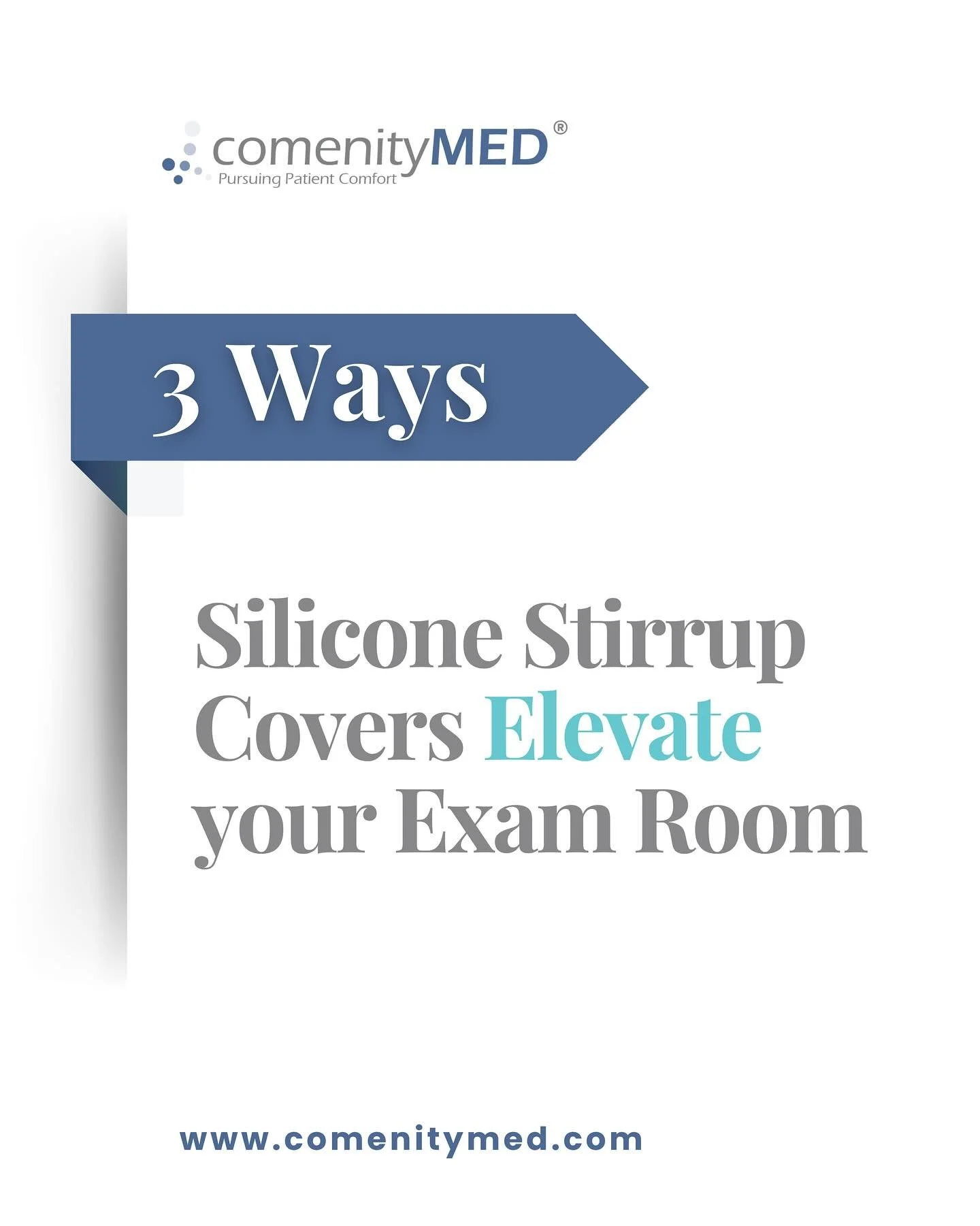 3 Ways Silicone Stirrup Covers Elevate your Exam Room:

1️⃣ Enhance Patient Comfort
It&rsquo;s the little things that make a big difference. Soft silicone stirrup covers help patients feel more comfortable and cared for during exams. 

2️⃣ Improve th