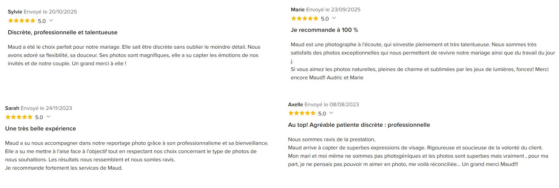 Meilleur photographe dordogne avis