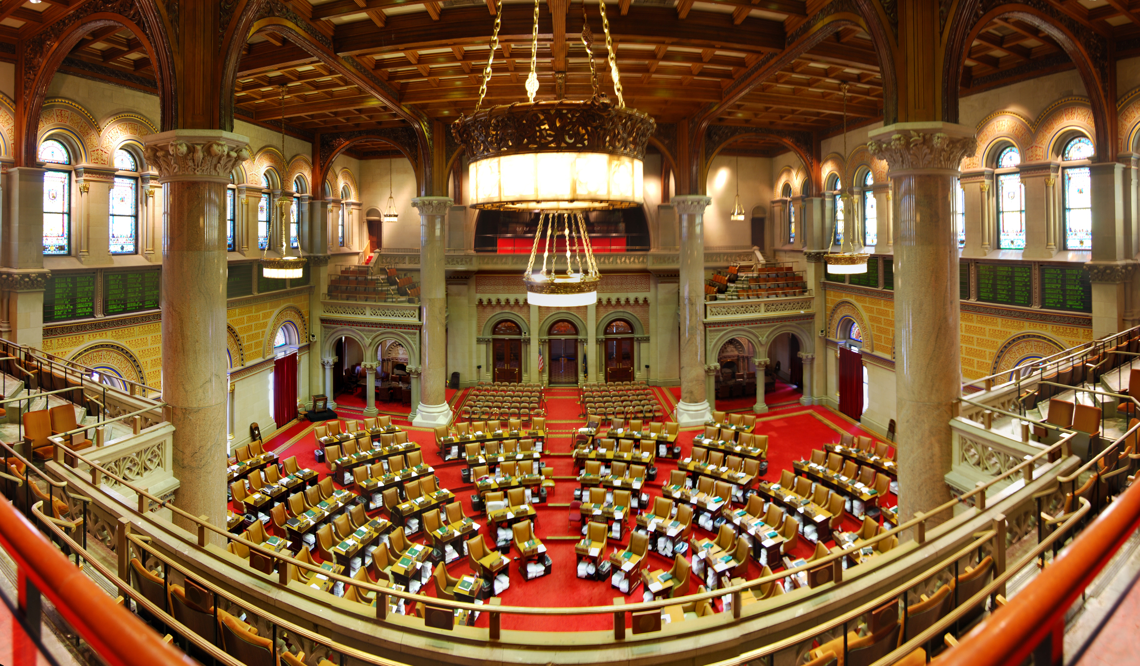 The NYS Assembly Chamber