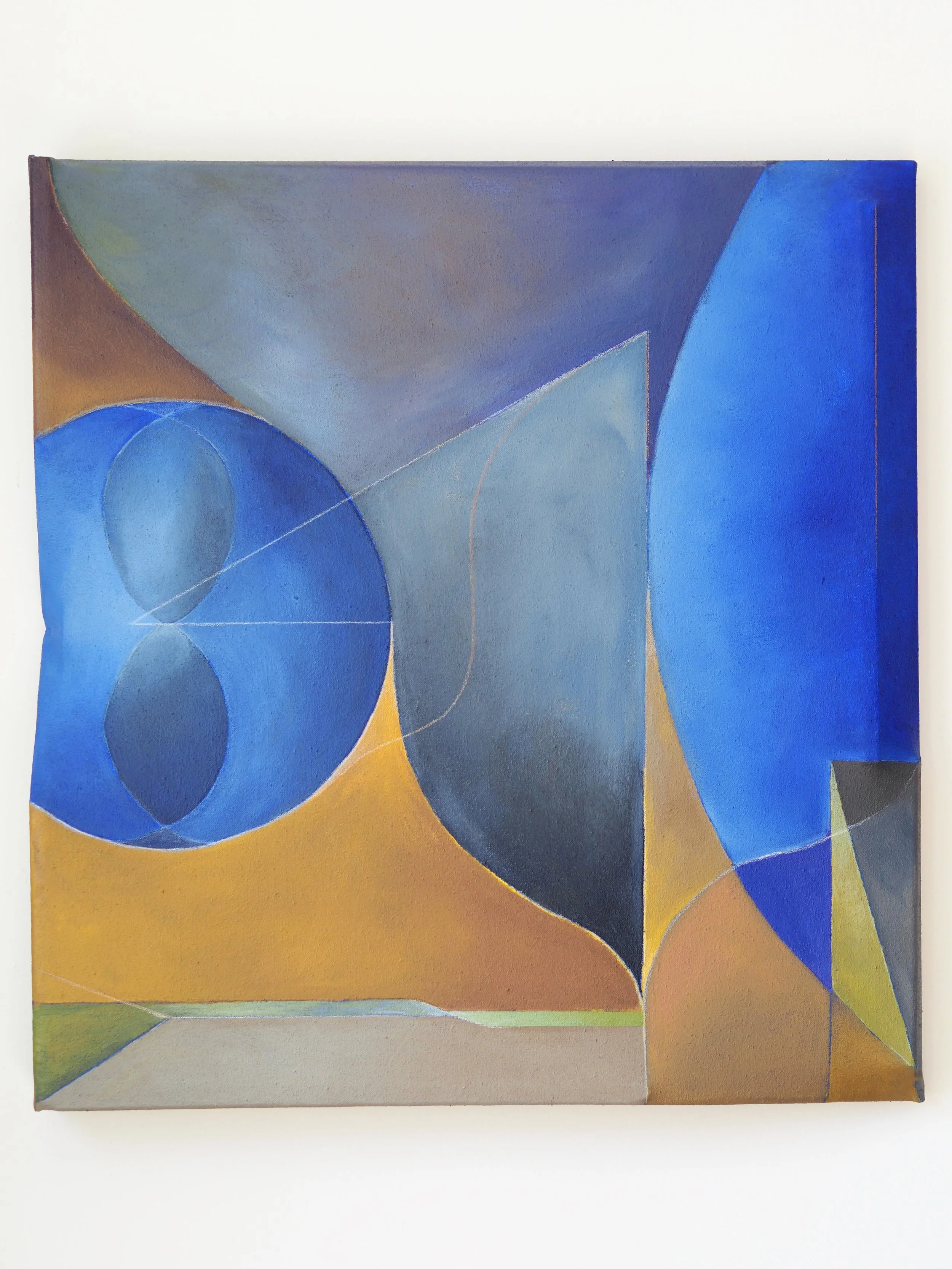 Greg Dzurita "Automatic / Wordless" 2026, Acrylic on shaped canvas, 31 x 29 x 4 in, 78.7 x 73.7 x 10.2 cm