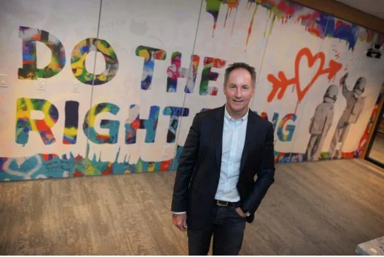 JENNIFER FRIESEN / CALGARY FREELANCE CEO of Benevity Bryan de Lottinville launched the tech-based company's new office in Bridgeland.