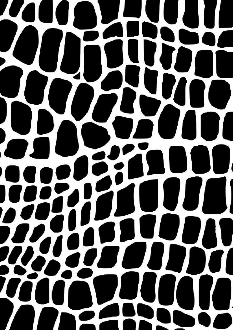 Alligator Pattern Drawing