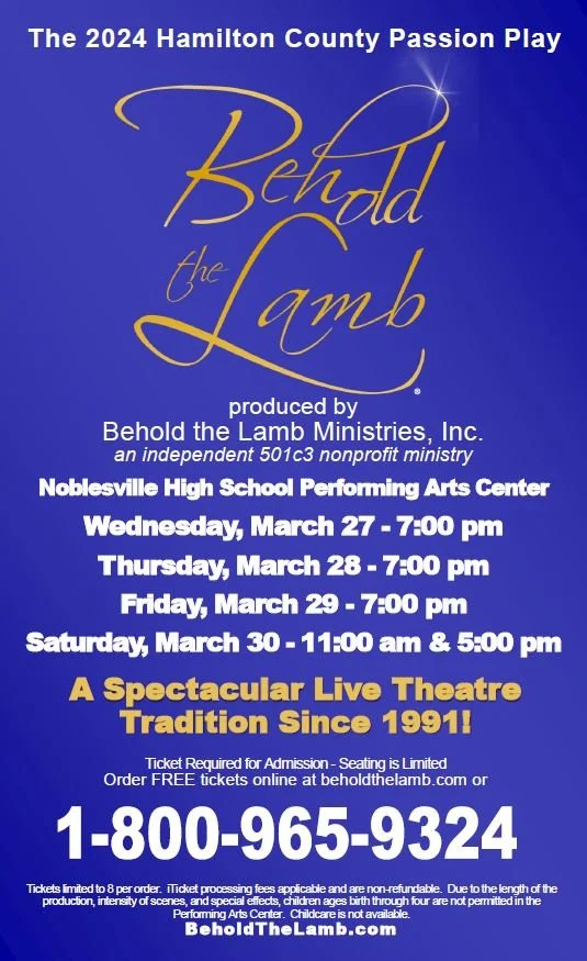 Upcoming Events — Behold the Lamb Ministries, Inc.