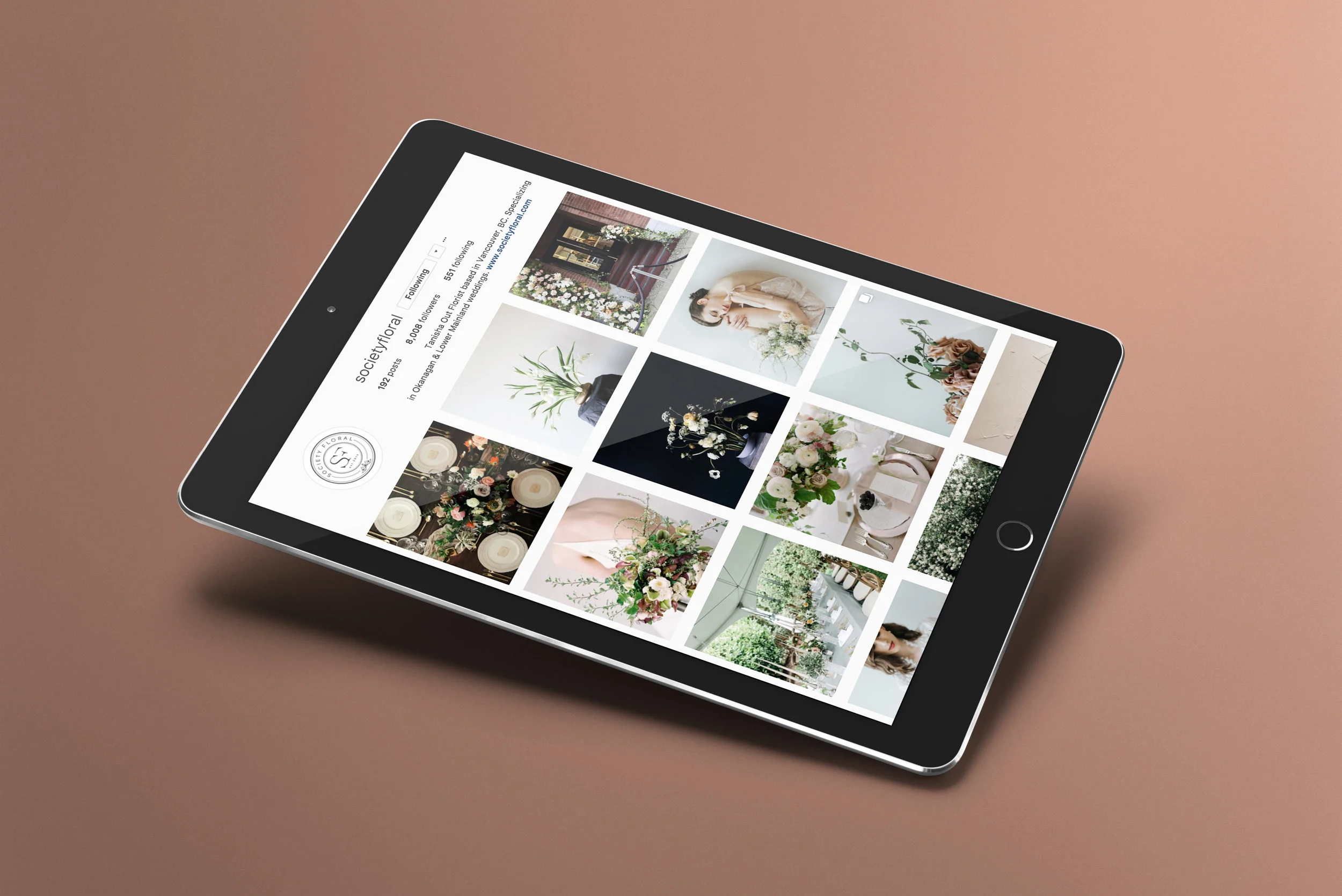 Society Floral - Vancouver (Branding & Identity, Social Media Management, Photography