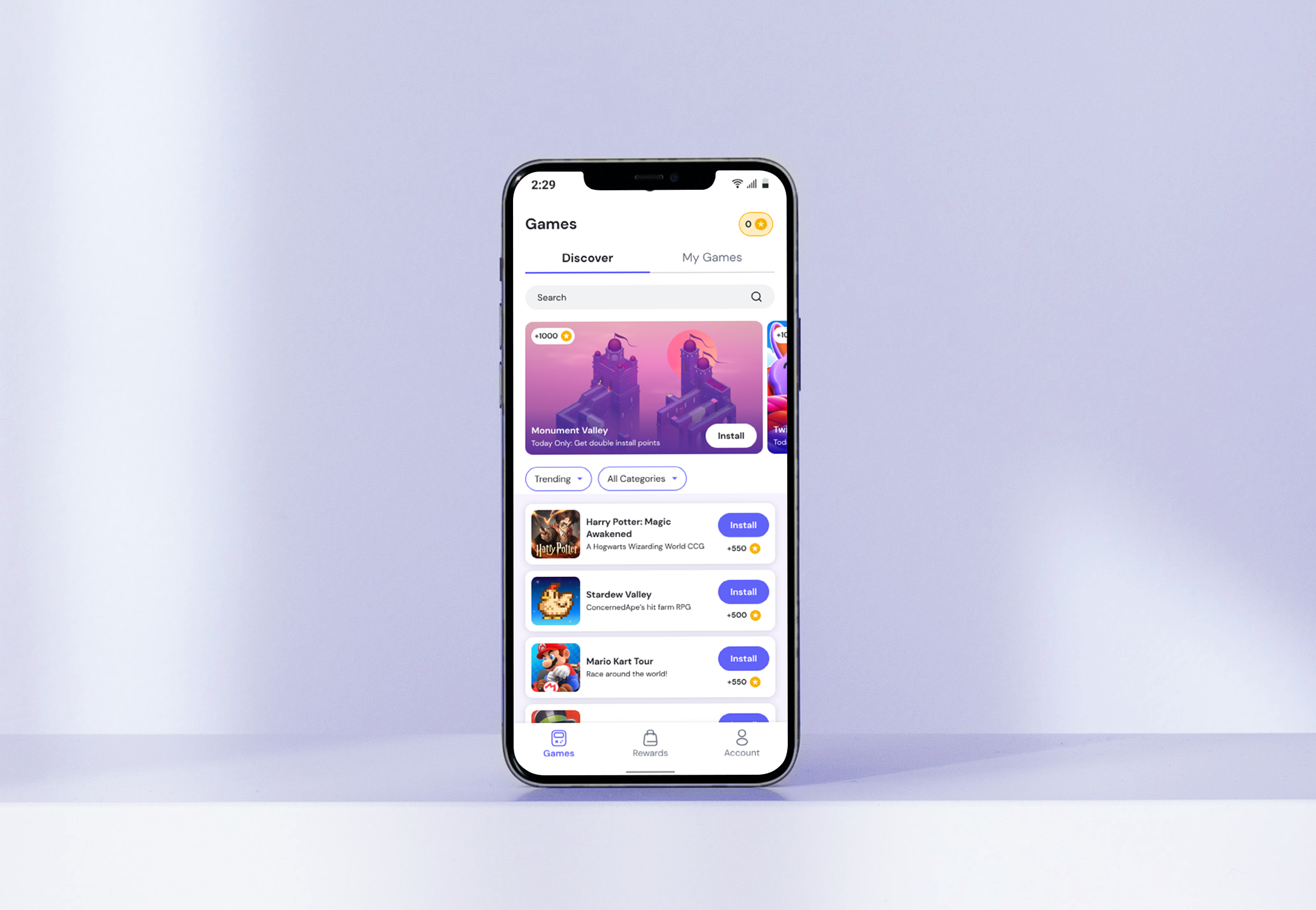 Standing iPhone PSD Mockup.png