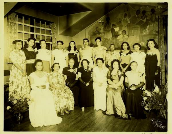 Charter Members (Alphabetical): Margaret Allen, Jacqueline Baskin, Wilhelmina Burroughs, Leonia Burton, Doris Cunningham, Christine Evans, Audrey Fountain, Vivian Garry, Carrie Gatlin, Anna Watson, S. Ruth Haith, Elizabeth Hill, Gloria Hilliard, Arnie Johnso, Elaine Levy, Ophelia Otey, Lucile Roberts, Fredricka Smith, and Lastinia Warren.