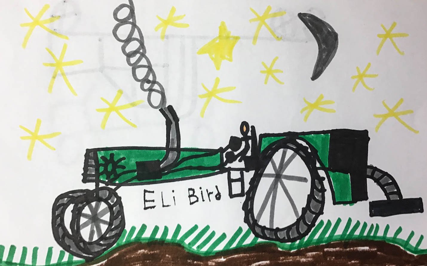 Artwork by Eli, Age 8 from Burtts Corner
