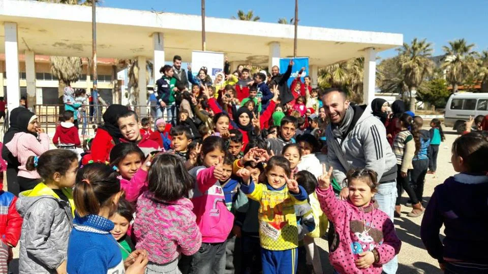 Education center for children in Syria