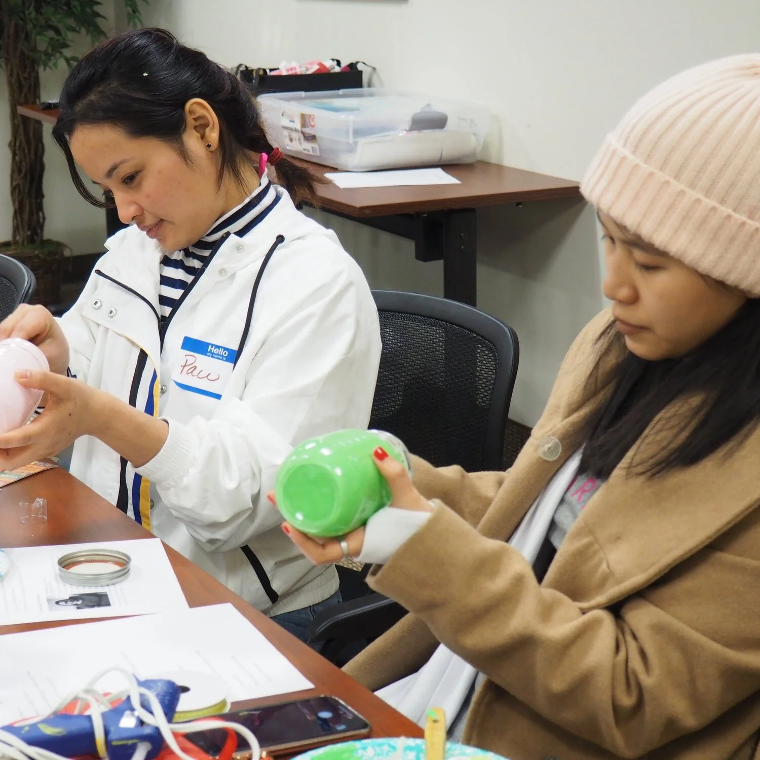 WeLEAD participants at Self-Care Night