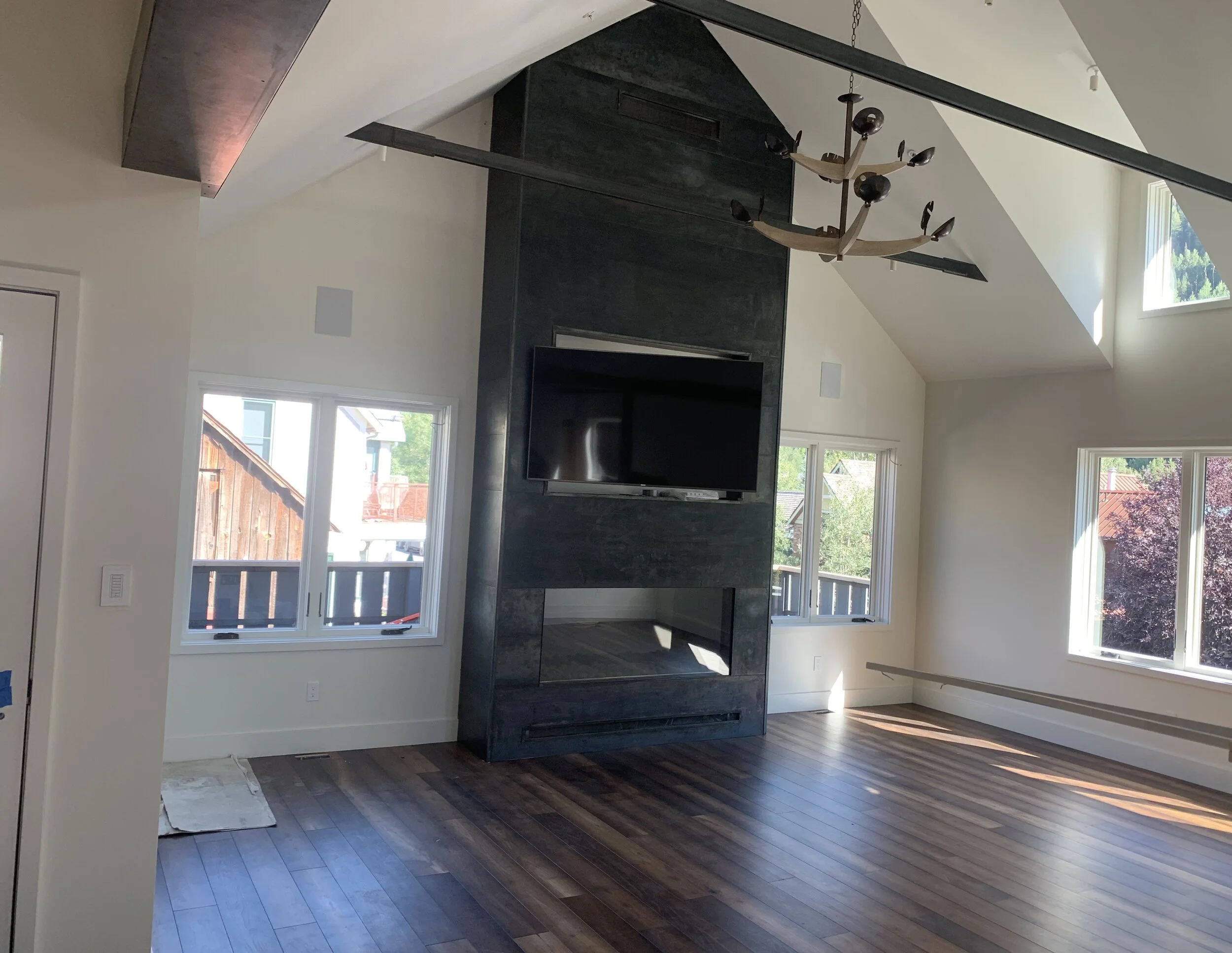  metal fireplace wrap 