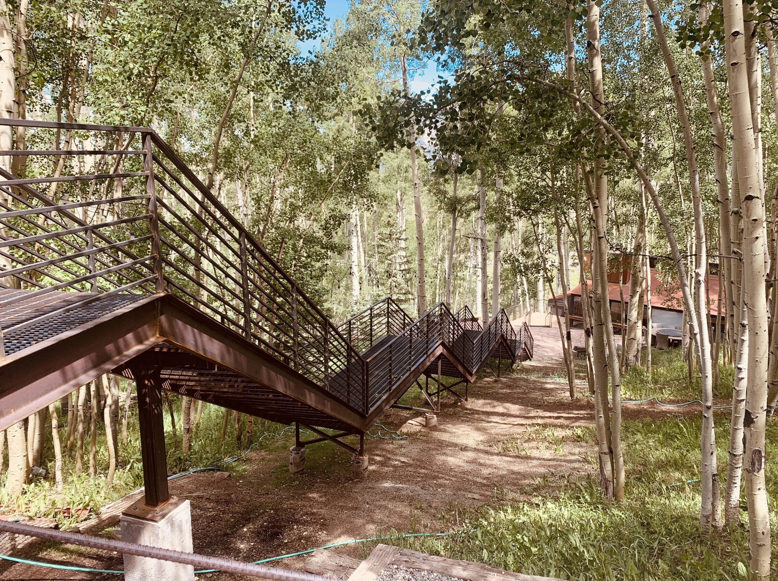 telluride metal staircase