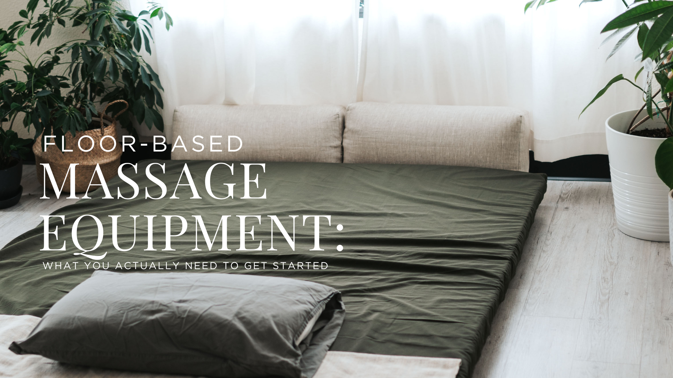 Floor based massage equipment